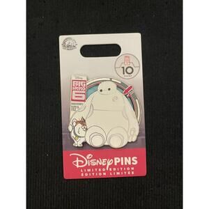 Disney Big Hero 6 10th Anniversary Baymax And Mochi LE Disney Pin